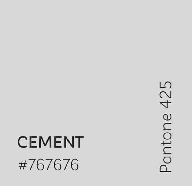 cement colour