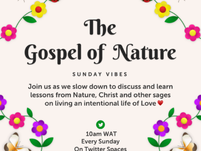 Introducing ‘The Gospel of Nature – Sunday Session’